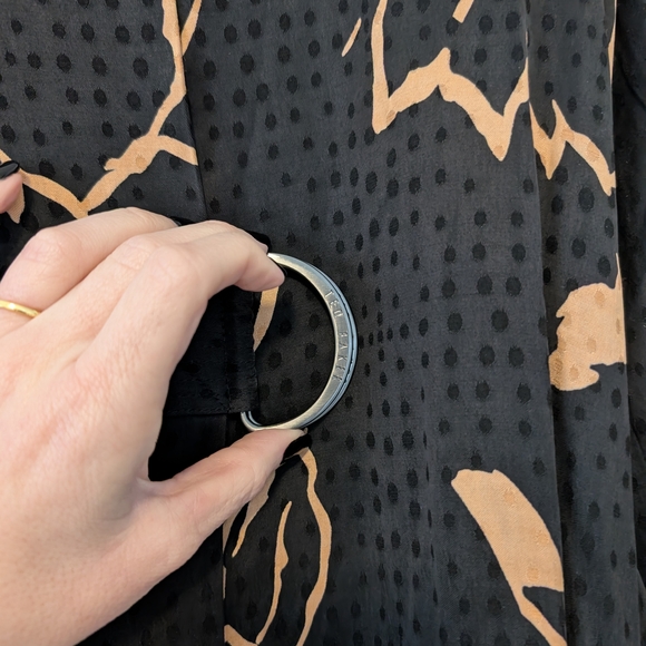 Ted Baker London Diaanna Integral Belted Floral Wrap Dress Women's Size 3 - Picture 6 of 7